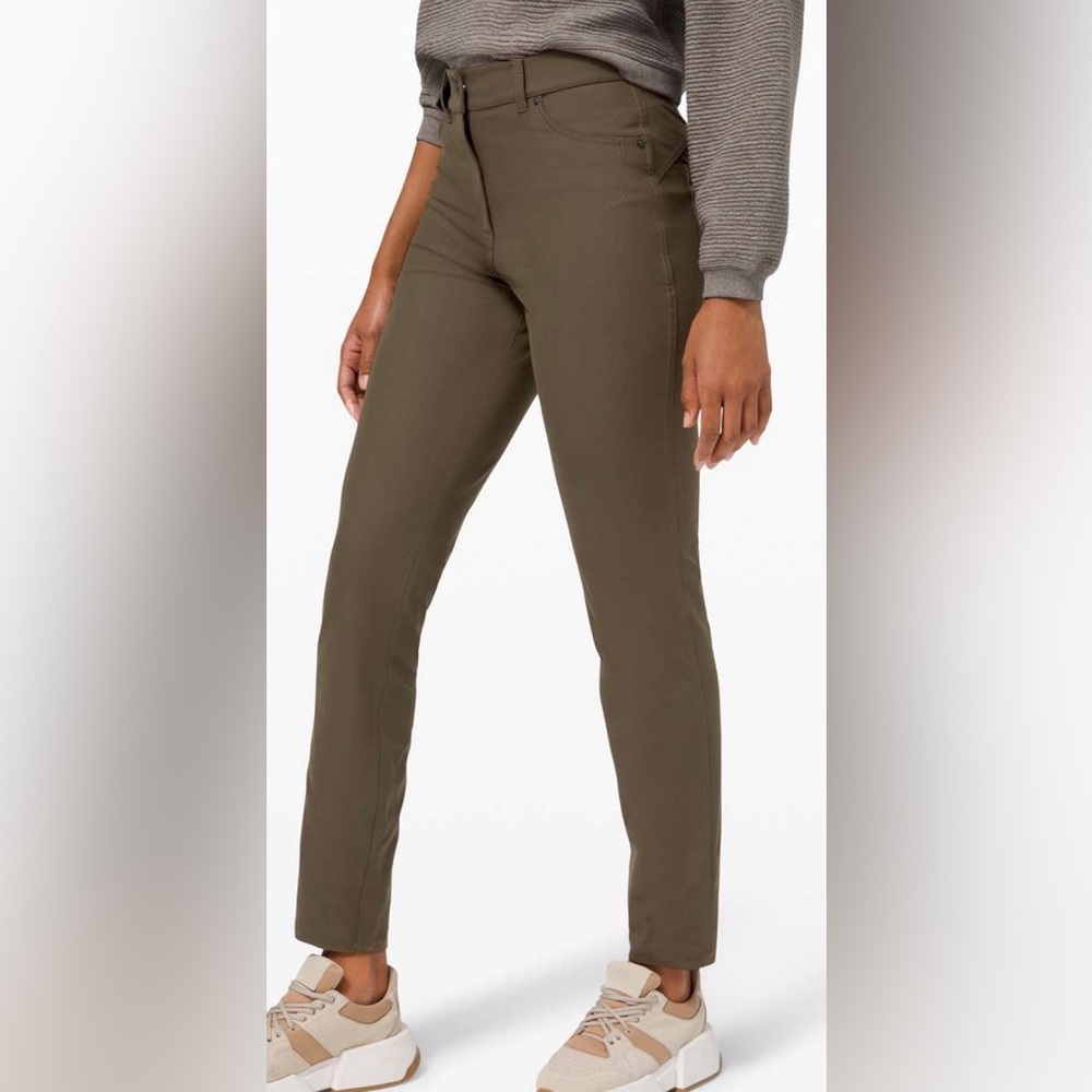 lululemon athletica Women's Pants in Light Olive Green